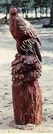 Perched Eagle Unfinished